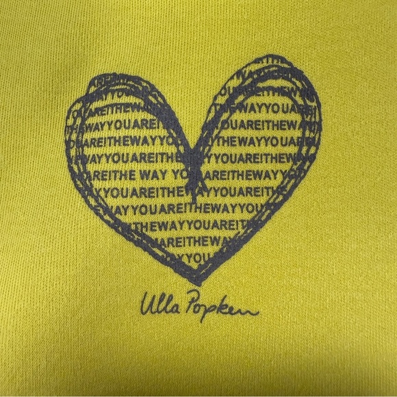 Ulla Popken Yellow V-neck A-line Tank Top Tunic Plus Size 28/30 - Picture 5 of 8